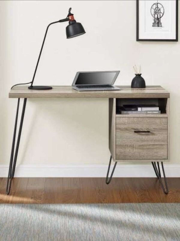 Hair pin leg study and computer table