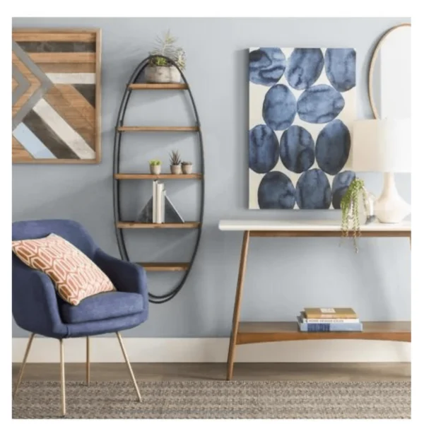 Oval wall hanging rack - Image 2