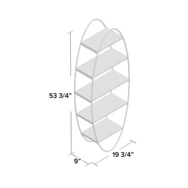 Oval wall hanging rack - Image 3