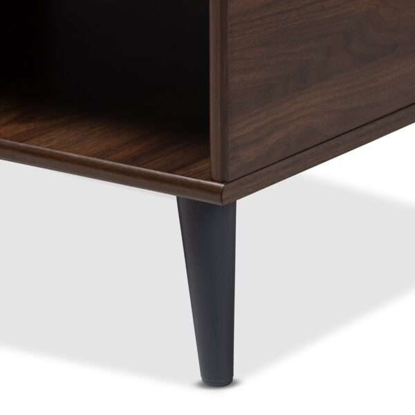 Mid-Century Modern Brown Coffee Table by Baxton Studio - Image 5
