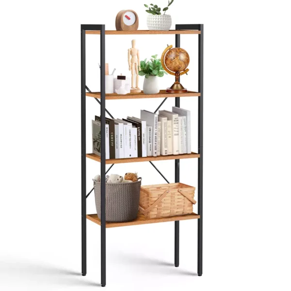 NEW Corner Shelves Wood Unit Storage Shelf Rack Bookshelf Plant Display Stand UK